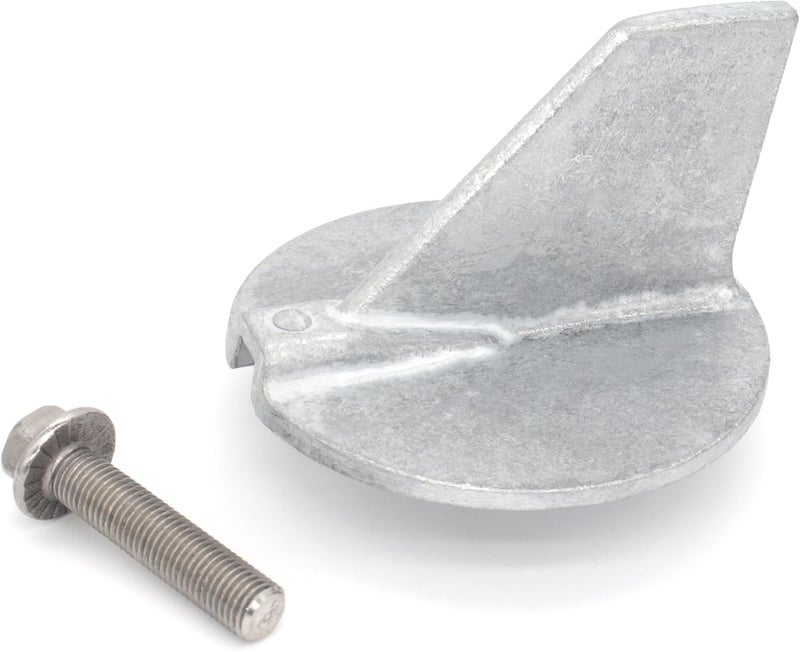 QUICKMARINE 6E5-45371-01 Boat Motor Trim Tab Anode with Bolt for Yamaha 115 130 HP Outboard Models replaces 6E5-45371-10 Sierra 18-6097 Marine Engine - Image 1
